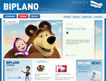 Tablet Screenshot of es.biplano.com